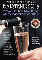 Bartender Training Manual & Drink Recipe Guide